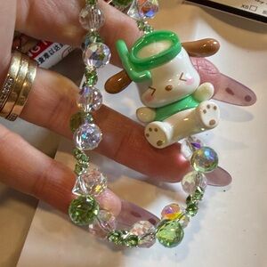 Green Pochacco Charm PC bag charm